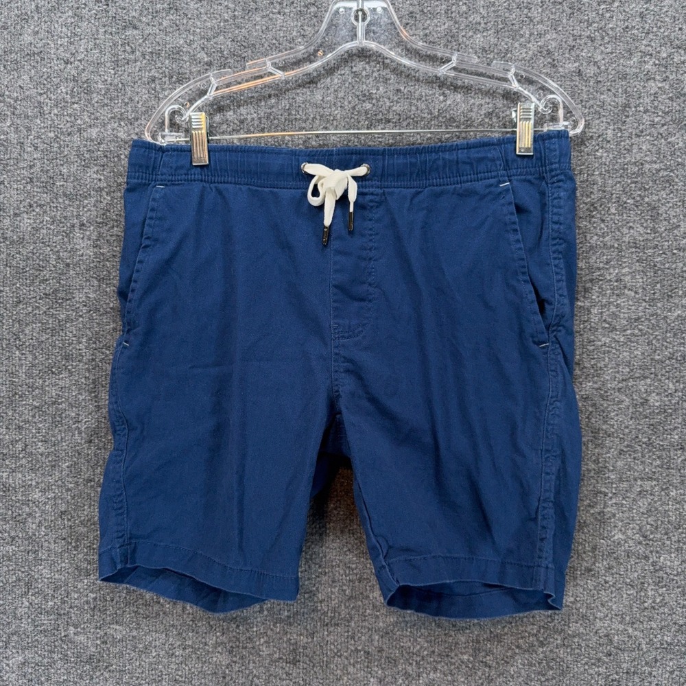 Mr. Swim Shorts Mens Medium Blue Drawstring Waist Stretch Swim Trunks Vintage